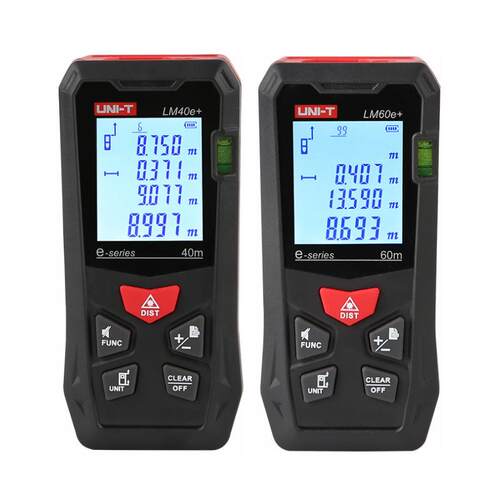 优利德LM40e+数字电子尺LM60e+经济型手持式红外线测距仪