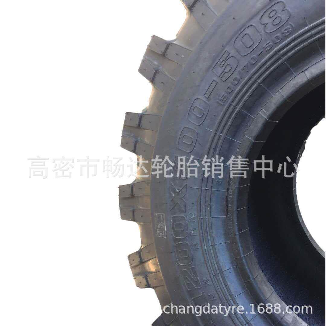 销售1200X500-508 E-2L越野花纹炮车轮胎 1200*500-508