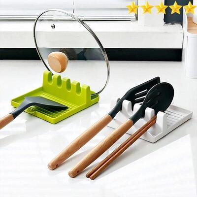 [Hot Sales] 1Pcspatula Rack Pot Lid Rack Shelves Counter Top
