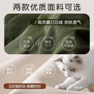 沙发客卧厅小型出租EHF房双三位布人艺直排沙发户新款室耳朵沙发