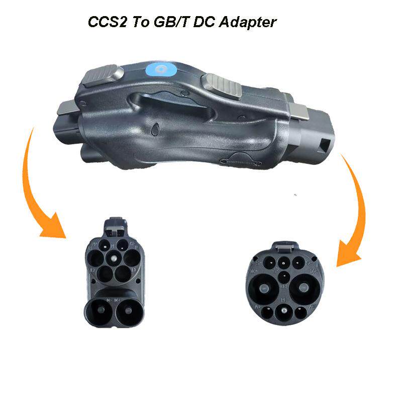 ST-E063CCS2toGBT直流充电桩取电转换器给国标充电转换头插头