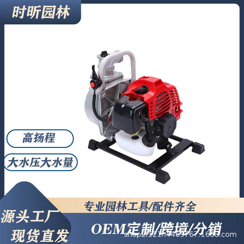 家用农用灌溉抽水泵大流量汽油抽水机小型便携式灌溉扬程压