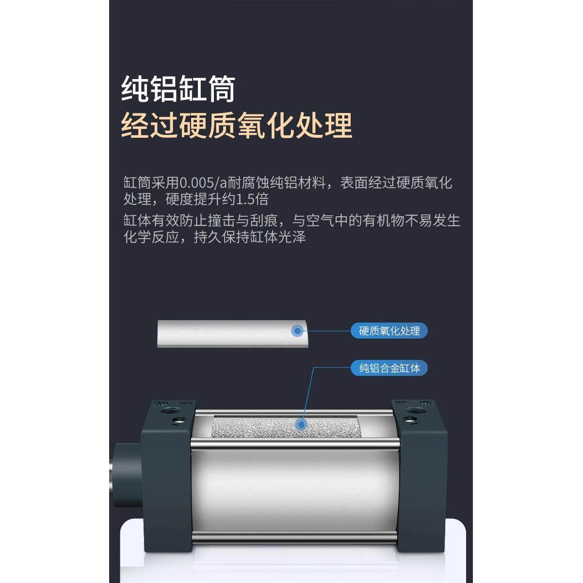 亚德客型标准气缸SC32/40/550/63/X8-0/100X2575X12635X150X200X2