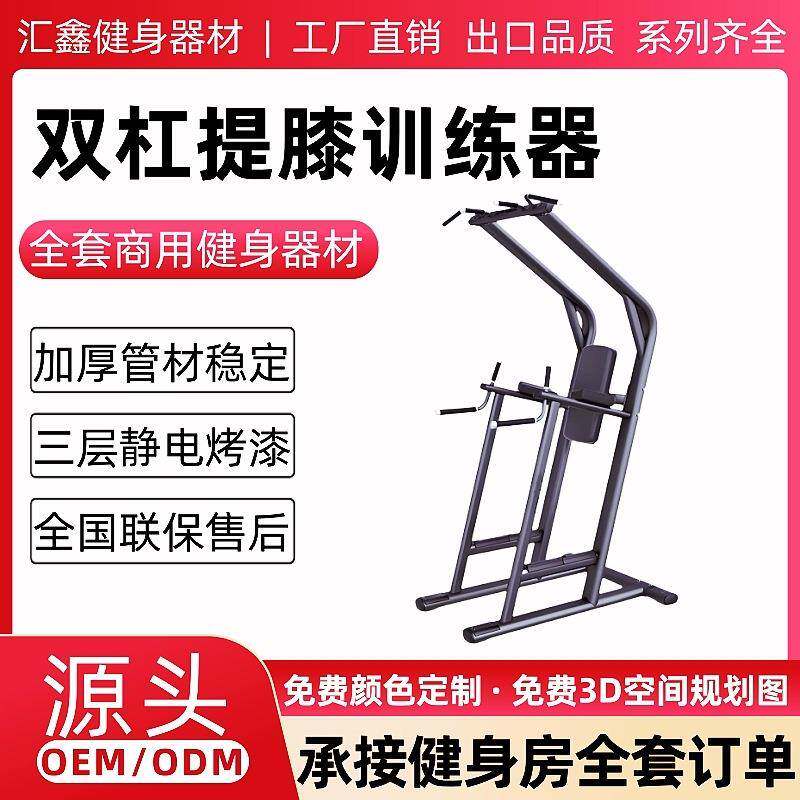 双杠提膝训练器健身房商用肩臂腿胸部力量器械居家健身器材大全