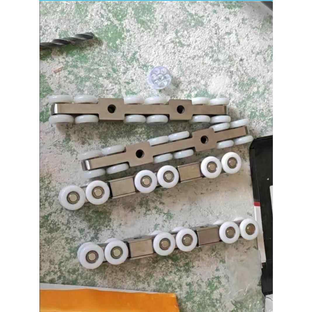 吊门滑轨轨道配件吊轮拉门木门吊轮化妆室移门厨房上滑轨吊滑轮