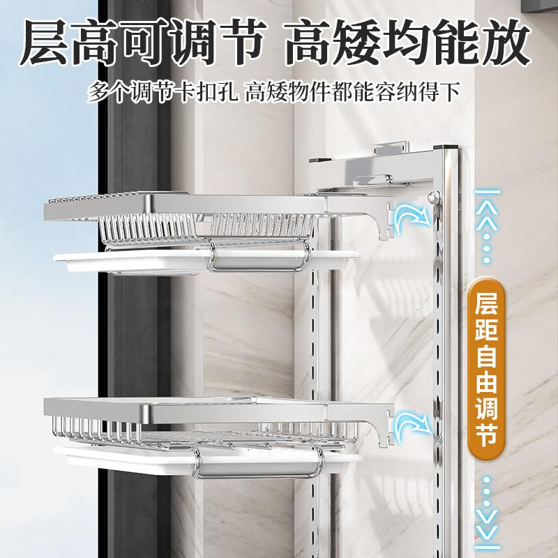 房不钢碗碟架壁挂式置物免打孔碗柜放筷锈架子厨碗盘子沥SJY水收