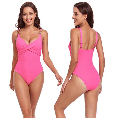 Special fabric bikini women's beach one-piece swimsuit