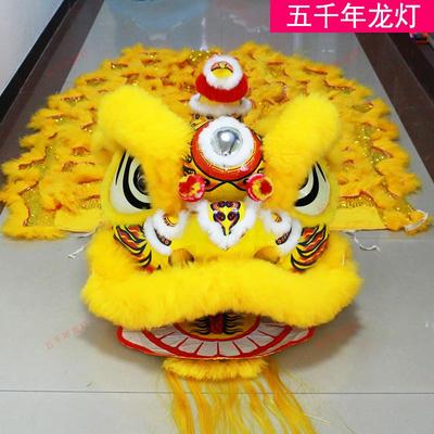 黄色南狮子头羊毛南狮舞狮道具南狮醒狮舞龙舞狮道具舞狮摆件