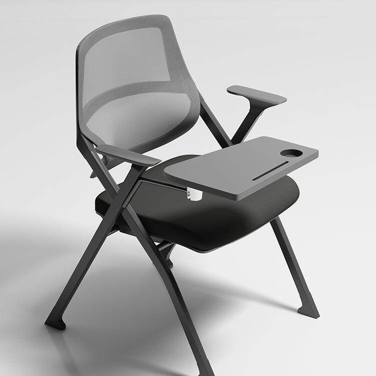 折叠培训椅带桌板桌椅桌凳一体带写字板椅子培训椅子折叠会议椅无