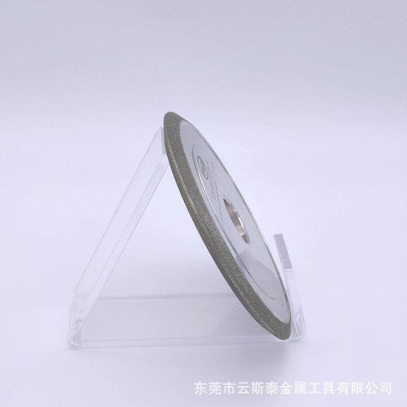 电镀倒角砂片锋利耐磨边树脂金刚轮石砂DBQ轮修磨刀机倒角轮砂轮
