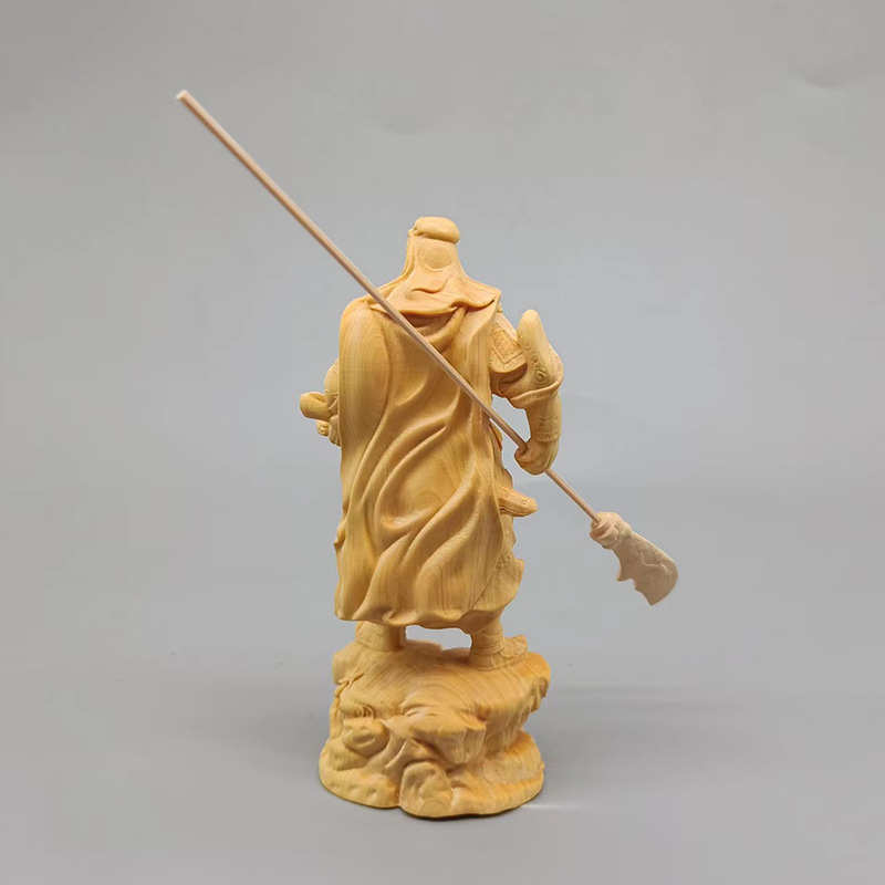 ×披风工艺大52摆件规格120摆叶黄杨书桌×关刻厂家公款饰36木雕