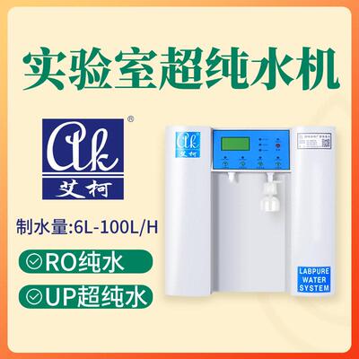 艾柯纯水超纯水机 50L/H光刻与刻蚀实验室薄膜沉积技术一级水设备