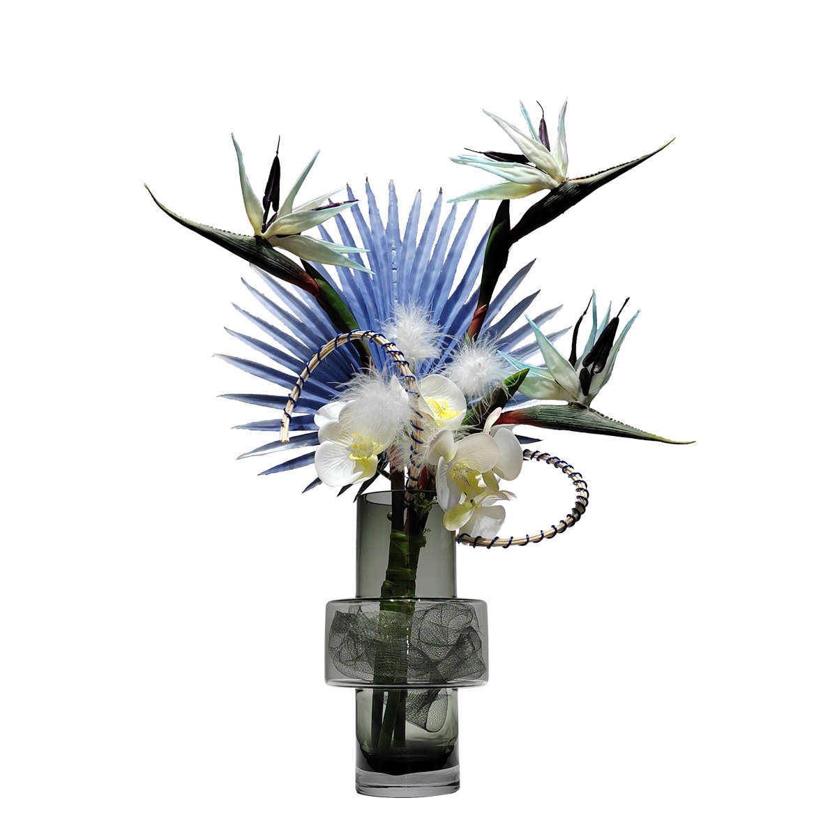 现代轻奢仿真花艺组合样板间客厅茶几餐桌玄关柜售楼处装饰品摆件,鲜花速递/花卉仿真/绿植园艺,仿真绿植,淘宝优惠券,粉丝福利购,淘宝优惠卷