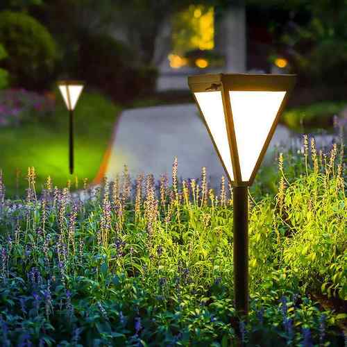 太阳能草坪灯LED防水庭院灯地插灯户外公园草地灯花园简约插地灯