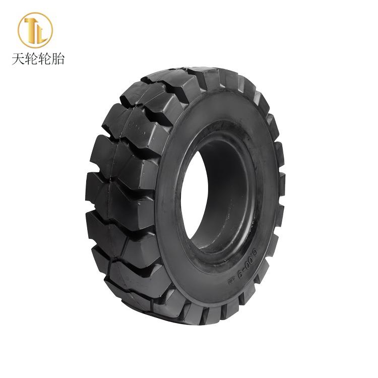 2.5吨燃油电瓶叉车实心轮胎18x7-8/600-9/700-12耐磨实心轮胎