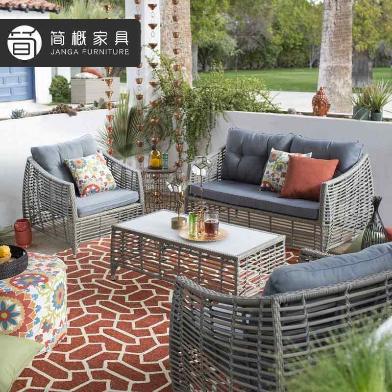 户外别墅露211台发藤编沙发庭院店花园沙组合室椅外酒民宿藤椅套,住宅家具,户外沙发,淘宝优惠券,粉丝福利购,淘宝优惠卷