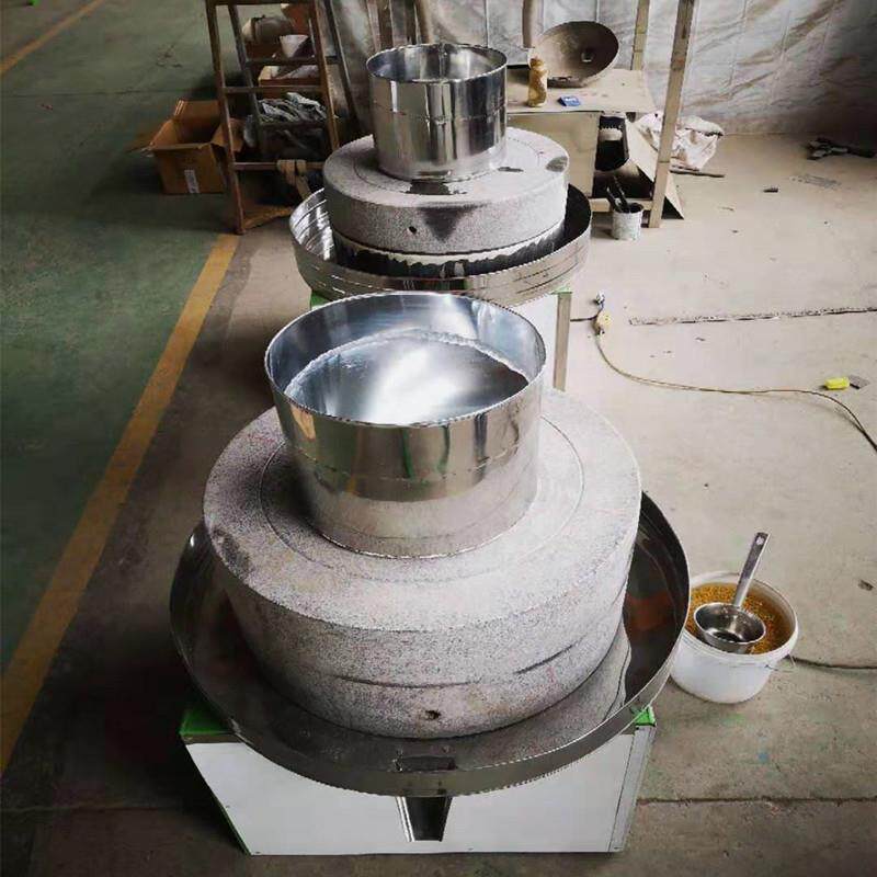辣椒面电动石磨 石磨机自产自销各种电动石磨豆浆机图片价格