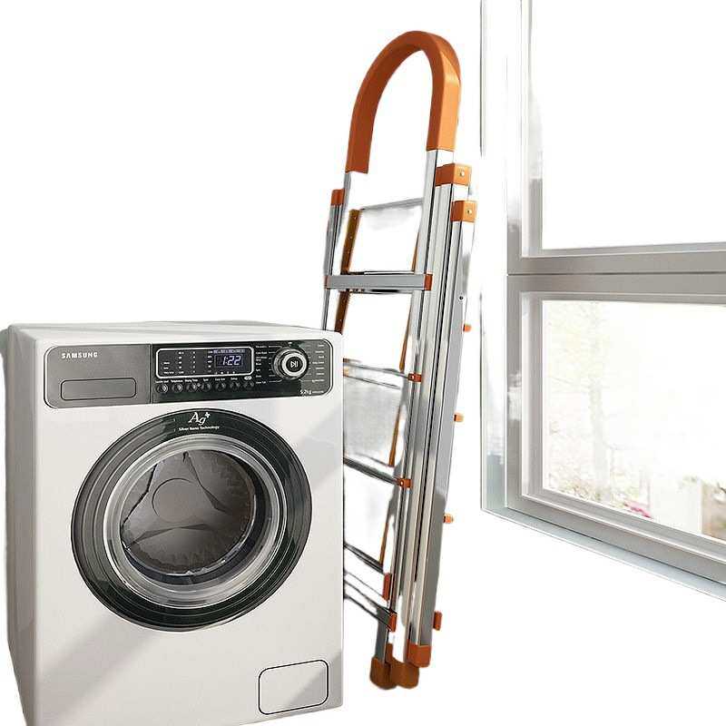 家用梯子折叠晾衣架室内多功能两用晾晒楼梯加厚伸缩不锈钢人万百,居家日用,家用梯,淘宝优惠券,粉丝福利购,淘宝优惠卷