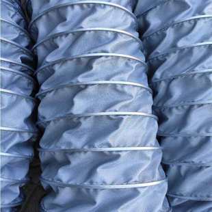 防火阻燃排烟管道高温风管伸缩软管450度工业高温抽风管通风管