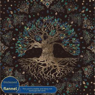 【加厚绒布】 塔罗桌布生命之树塔罗牌桌布凯尔特 推牌塔罗牌阵布