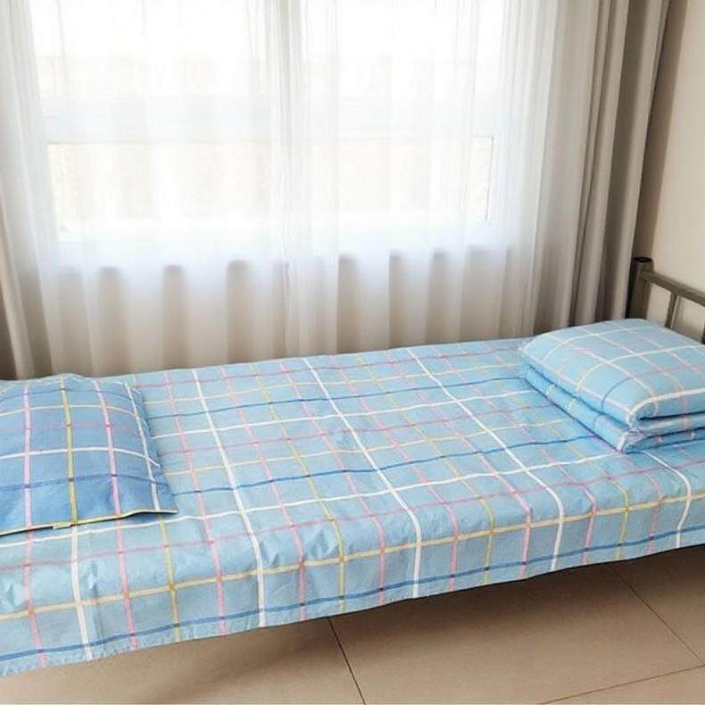 学生宿舍床单被套枕套大学寝室床上三件套学校高中单人上下铺褥单
