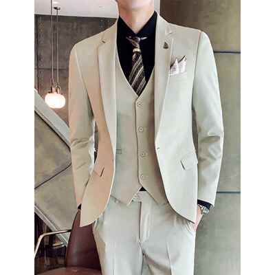 2025新西装男士伴郎组新郎婚纱商务休闲正式休闲西装男士