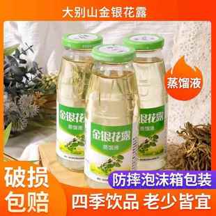 大别山金银花露成人饮料夏季解暑止渴银花露整箱蒸馏液340ML