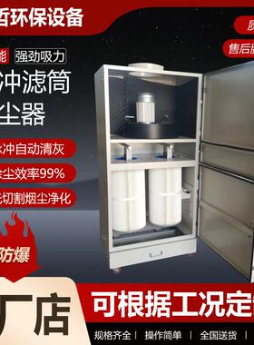 滤筒除尘器一体机工业脉冲自动清灰打磨抛光五金粉尘收集