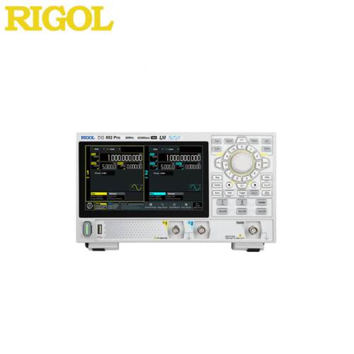 RIGOL普源DG822/852Pro双通道触摸屏函数信号发生器手持typeC充电