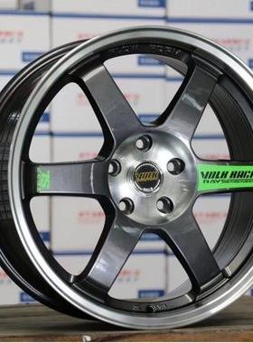 1NUQ51617181寸TE7旋压轮毂改装汽车轮毂适合思尚域飞度雨9燕酷