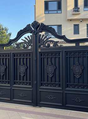 欧式全铝庭院门自建房家用型中式别墅大门防盗门入户门