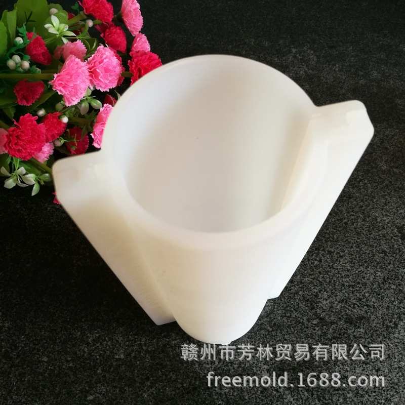 大圆柱 硅胶手工皂模具 7.2CM蜡烛模具