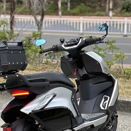 春风极核ZEEHO电动车AE2/AE4/AE6/AE8电动机车改装手把镜铝合金后