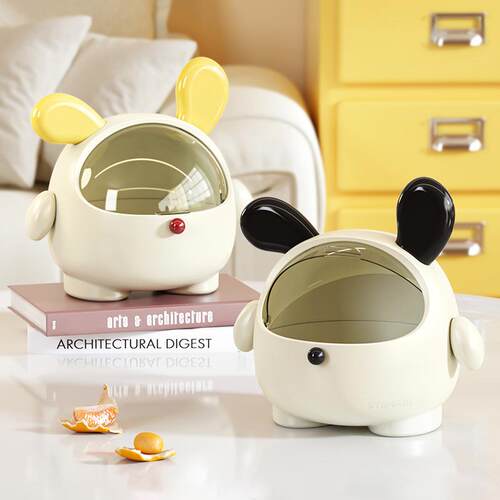 Cute Doodoo Dog Cartoon Desktop Figurine Entryway Storage Bo