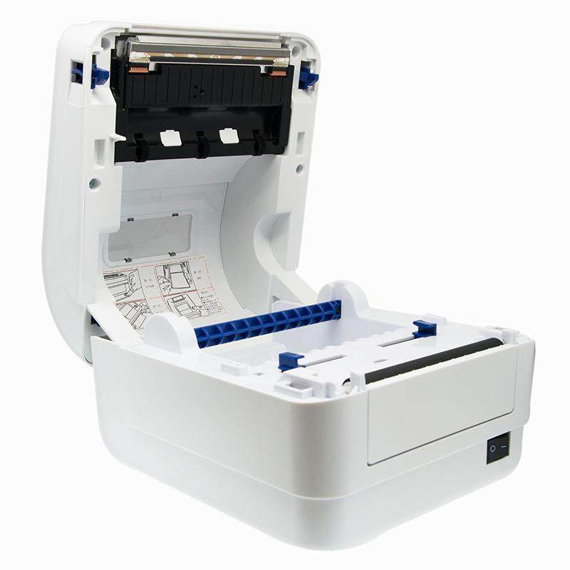 QR586热敏纸标签打印机B境亚马619逊FA快递100*100E跨B邮宝打单