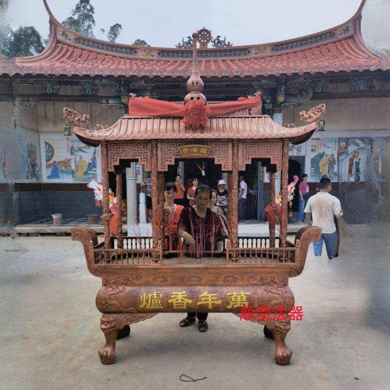 铸铁香炉 寺庙香炉户外大型烧香炉大型景区香炉 宗祠天地炉香火鼎
