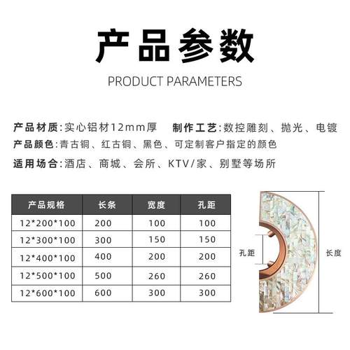 磊兴源头拉手厂家简约中式XL-1001玻璃门手贝店壳大拉拉手豪华酒