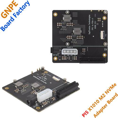 树莓派5 X1010 PCle转标准PCIe x4插槽扩展板 兼容多种PCIe扩展