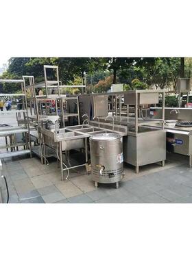 上海不锈钢厨房设备定制大食堂304猛火灶201商用不锈钢炒灶炒炉