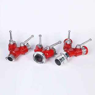 25森林消防一进二出分水器 40转40 厂家供应65转40 25二分水器