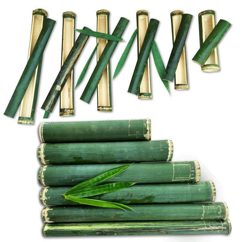新鲜竹筒 竹子 竹筒饭蒸煮烤专用 野炊专用 带盖竹子饭 竹筒粽子