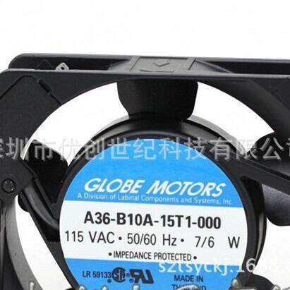 Globe Motors A36-B10A-15T1-000 9CM 115V 7/6W 交流 散热风扇