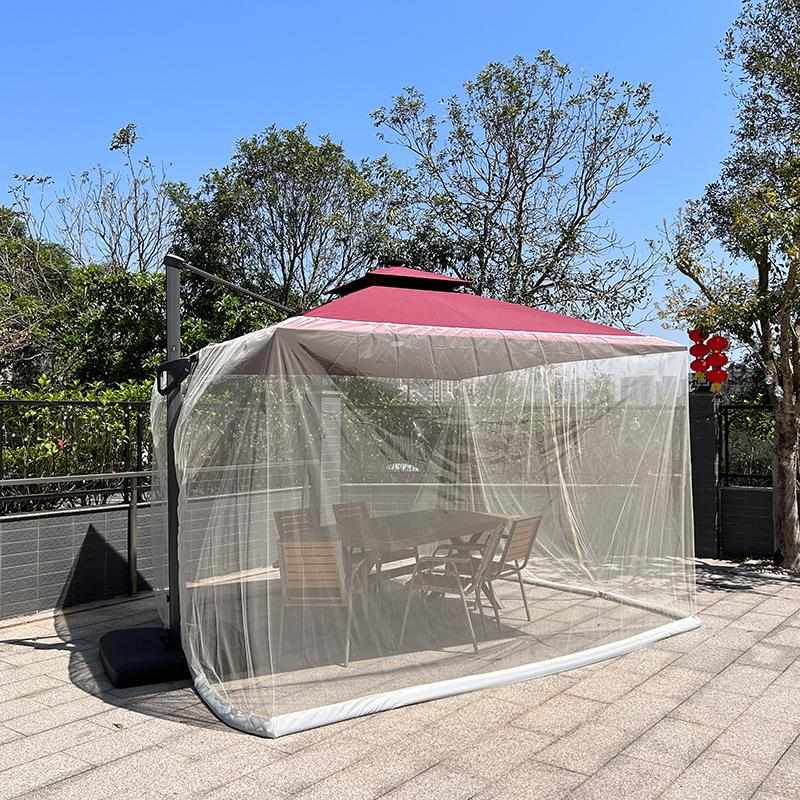 庭院帐篷罗马伞蚊帐 户外蚊帐工厂源头工厂生产定制贴牌加工