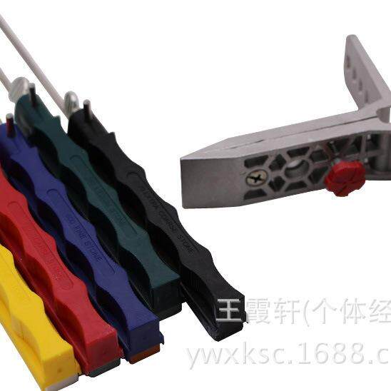 魔利宝便携快速定角磨刀器赠5条磨刀石组合套装刀油