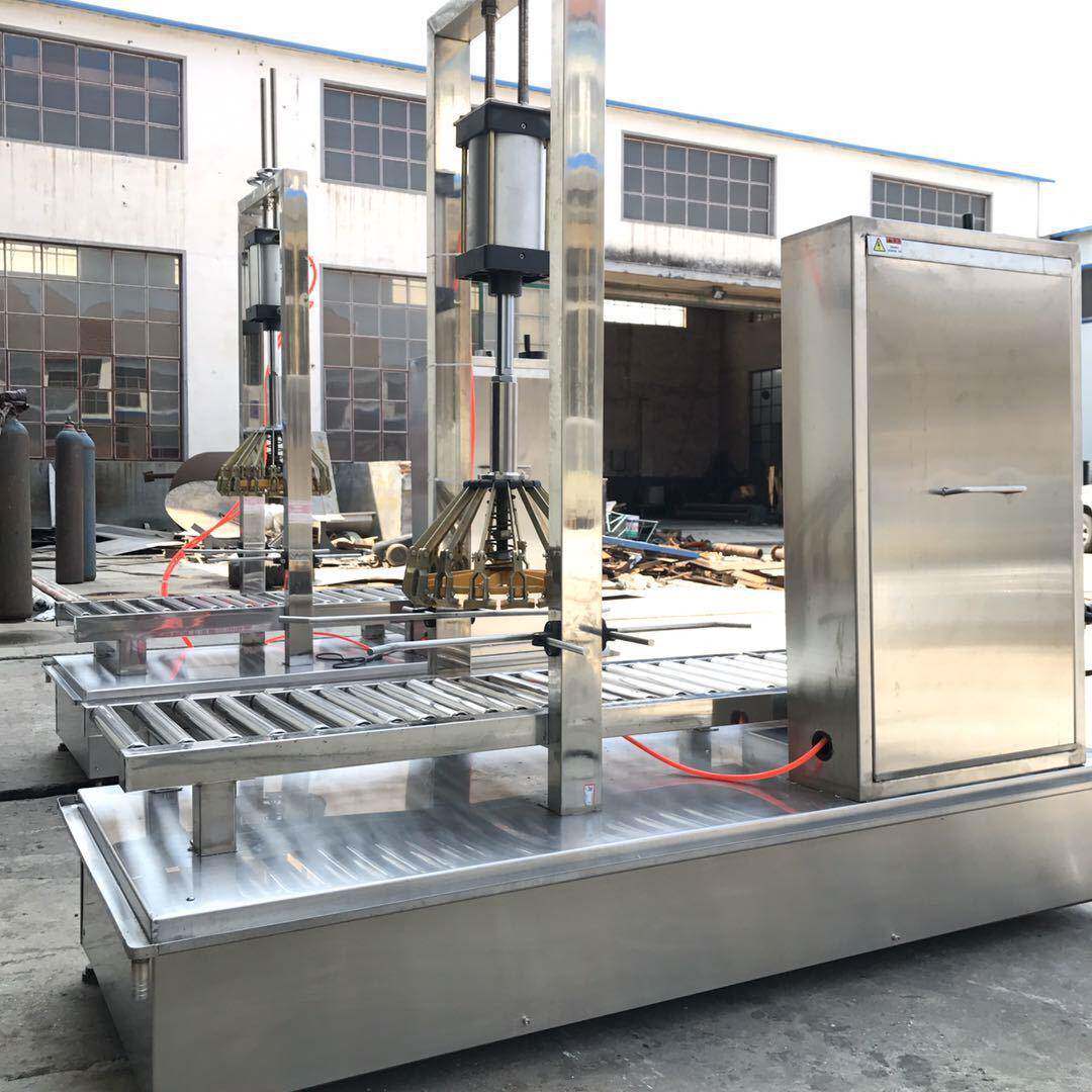 莱州厂家供应涂料油漆灌装机灌装压盖一体机乳胶漆工业设备