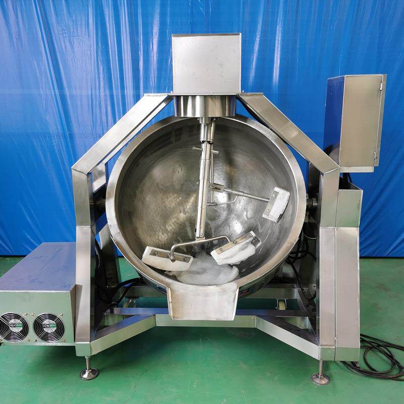 全自动炒馅料行星搅拌锅油辣子熬制锅香菇辣椒酱多爪炒锅商用
