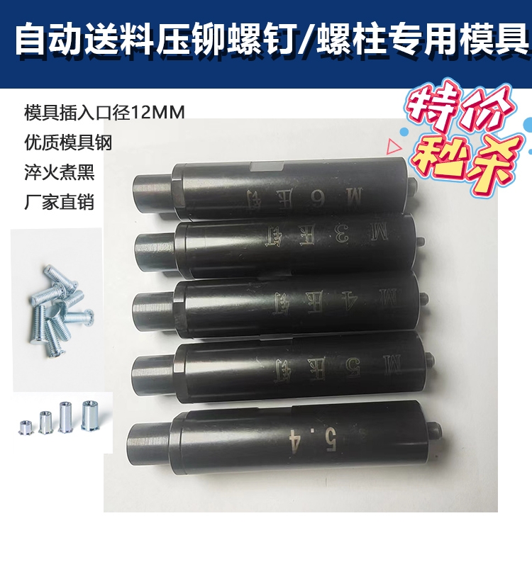 空上专用真冲头自动吸附送料真空模具压铆机模具