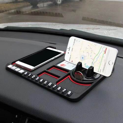 Anti-slip Car Phone Holder Multifunctional Vehicle Silicone