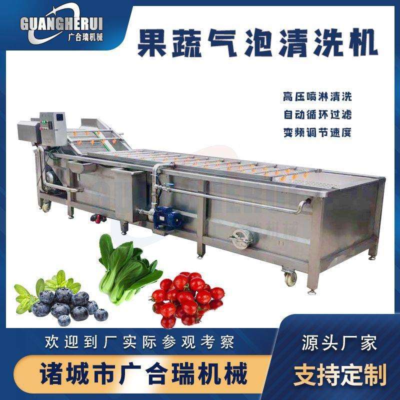 辣椒大枣气泡清洗机土豆山药白菜洗菜机全自动超声波果蔬清洗机