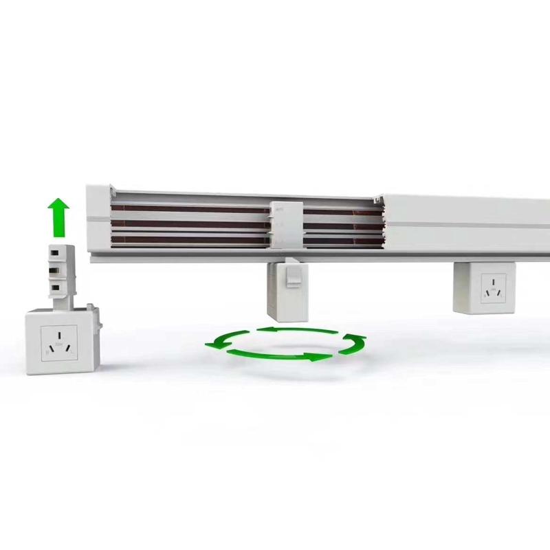 厂家批发新型供电母线照明动力母线母线槽照明灯架车间照明母线槽